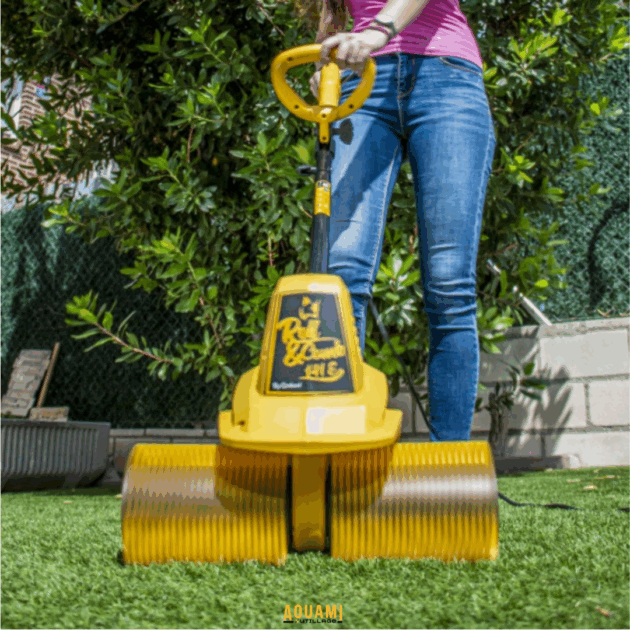 Brosse électrique pour gazon synthétique – nettoyage et redressement des fibres artificielles