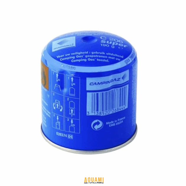 Cartouche de gaz Campingaz C206 – recharge butane pour réchaud portable et lampe de camping