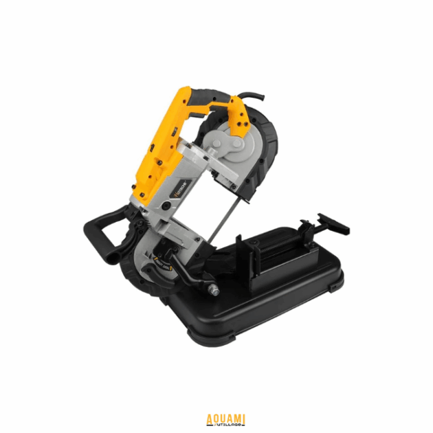 Scie à ruban portable professionnelle – outil électrique de coupe pour métal et bois