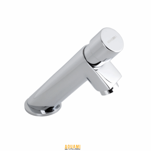 Robinet poussoir sur table – robinet temporisé économique et hygiénique pour lavabo ou évier