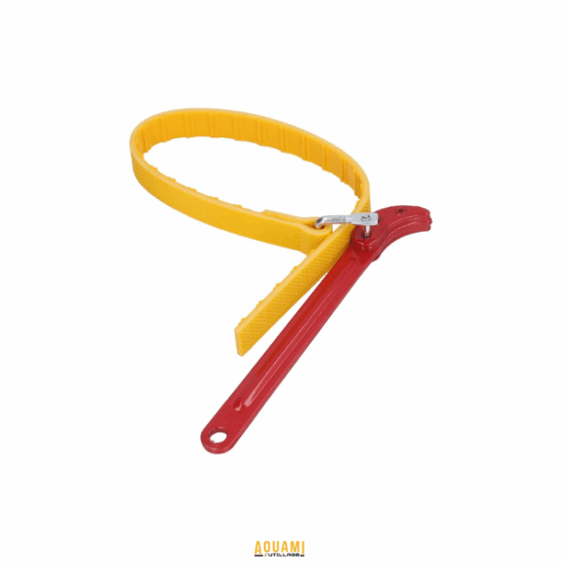 Clé à sangle polyvalente – outil réglable pour filtre à huile, filtre à eau et tuyaux PVC