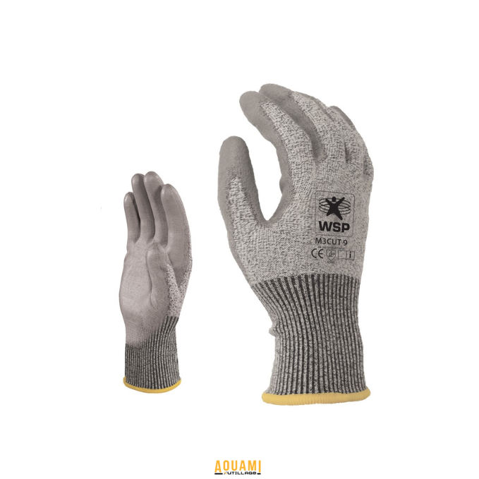 Gants gris professionnels taille 10 – Protection et confort pour travaux industriels