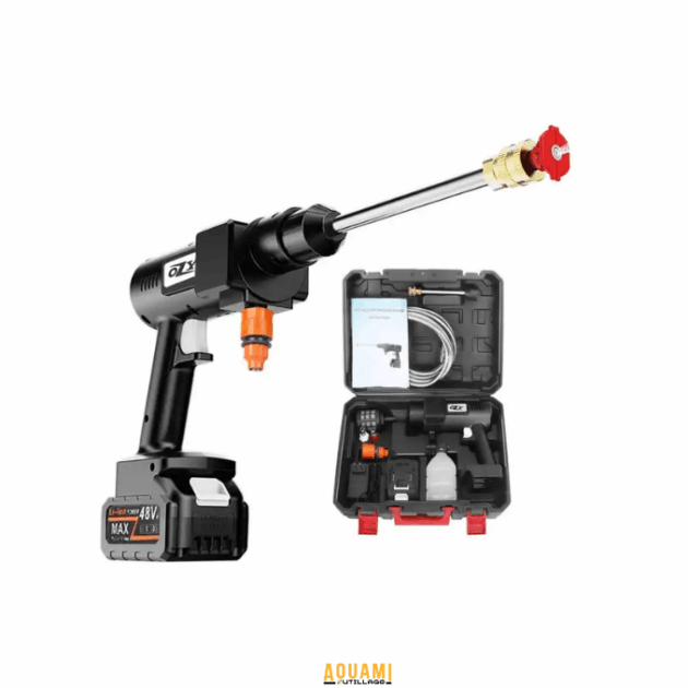 Pistolet de lavage sans fil 48V – Nettoyeur portable haute pression