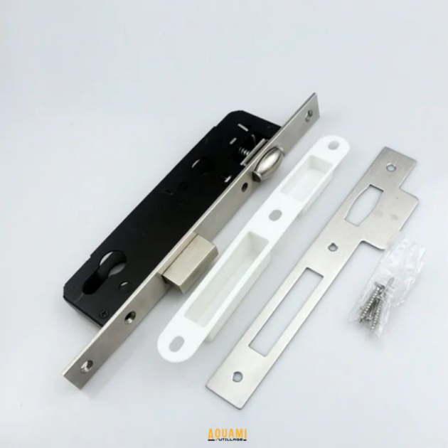 Serrure encastrée pour porte aluminium kit complet