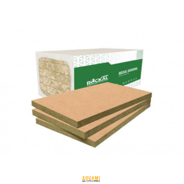 Laine de roche kraft 5 cm panneau isolation thermique et acoustique