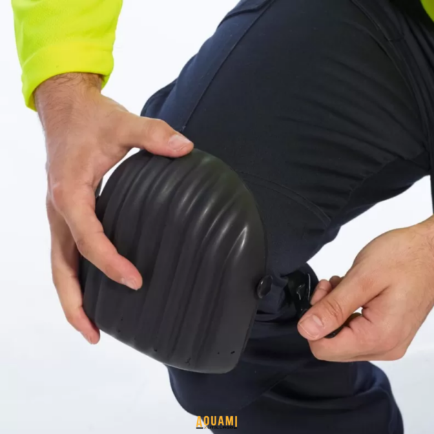 Protège-genoux en mousse, paire confortable pour protection des genoux lors des travaux de chantier, carrelage et jardinage.