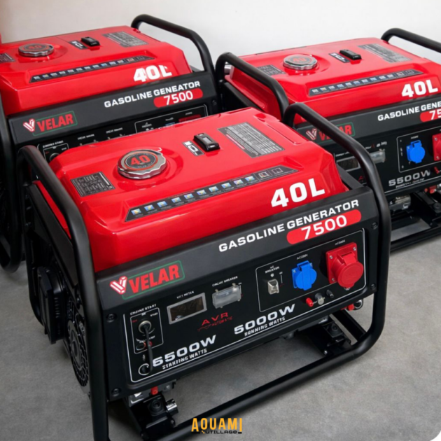Groupe électrogène VELAR 5.5 KVA bi-carburant propane et essence pour maison, commerce et chantier.