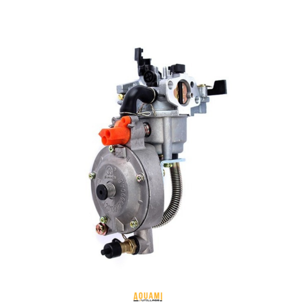 Carburateur gaz et essence type 168 pour groupe électrogène