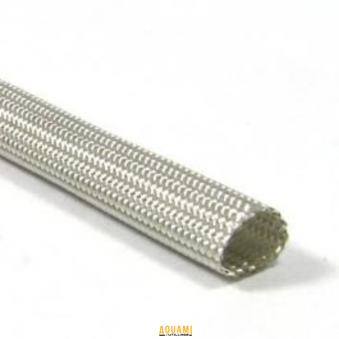 Gaine en fibre de verre pour protection de câbles électriques