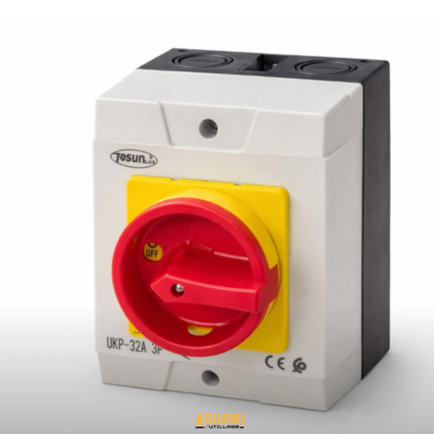 Commutateur UKP 32A 3 pôles pour installations électriques industrielles