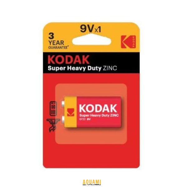 Pile 9V Kodak alcaline 6LR61