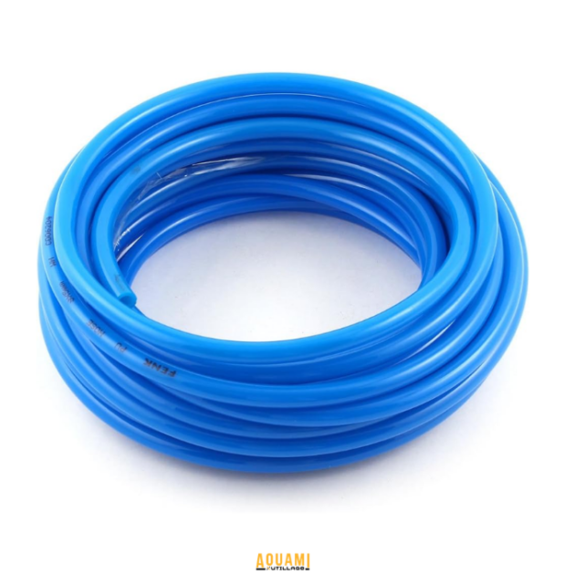 Tuyau air comprimé bleu en polyuréthane flexible pour compresseur Made in Italy