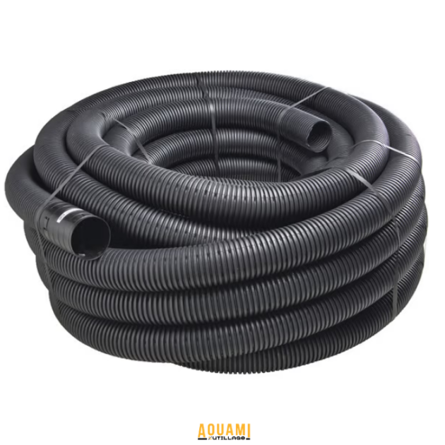 Rouleau drainage avec manchon pour évacuation des eaux et assainissement