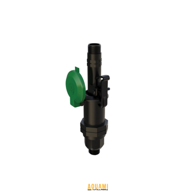 Clapet vanne plastique 3/4 complet pour arrosage jardin