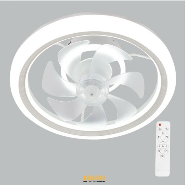 Ventilateur avec éclairage TCF1-819 plafonnier moderne LED