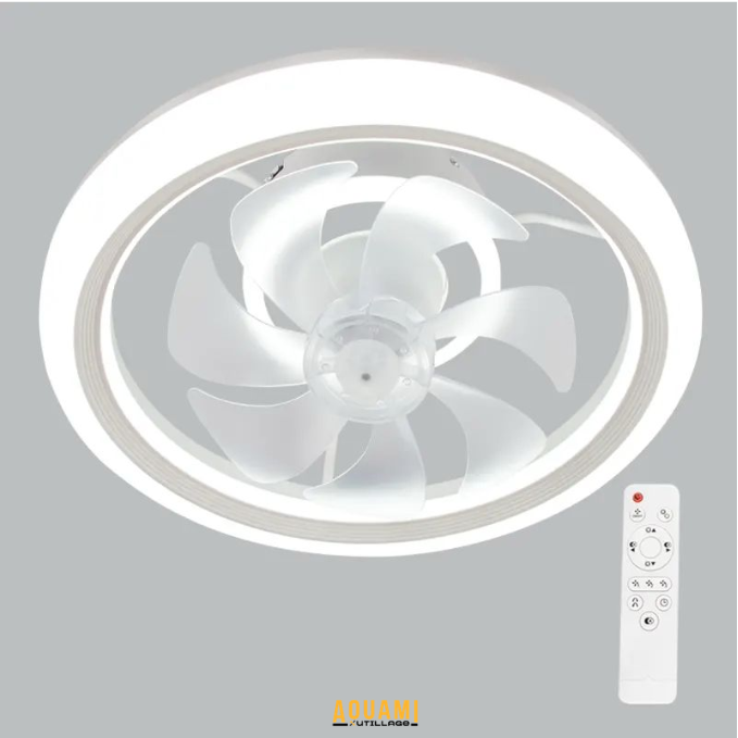 Ventilateur avec éclairage TCF1-819 plafonnier moderne LED