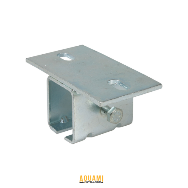 Support rail coulisse sur plafond 50 IBFM pour portail coulissant