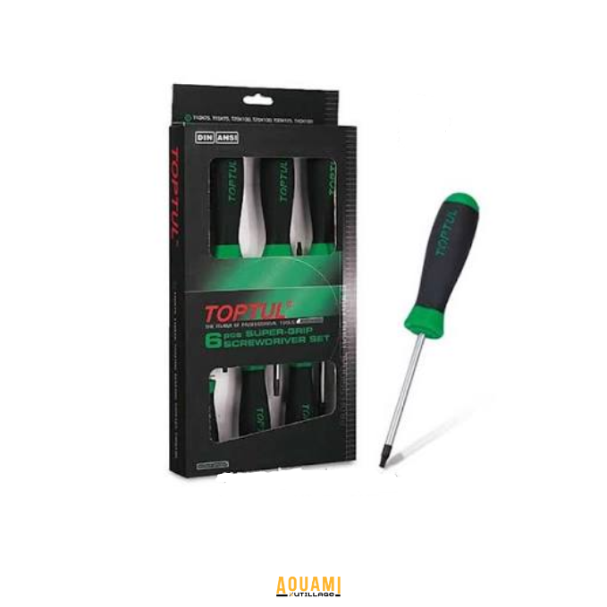Jeu de tournevis Torx TOPTUL T10 T15 T20 T25 T30 T40