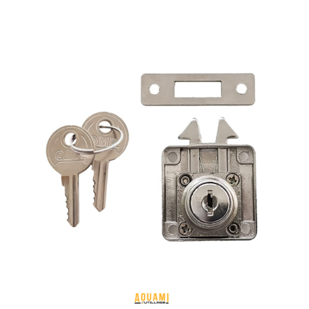 Mini serrure de tiroir avec crochet SCORPION pour meuble