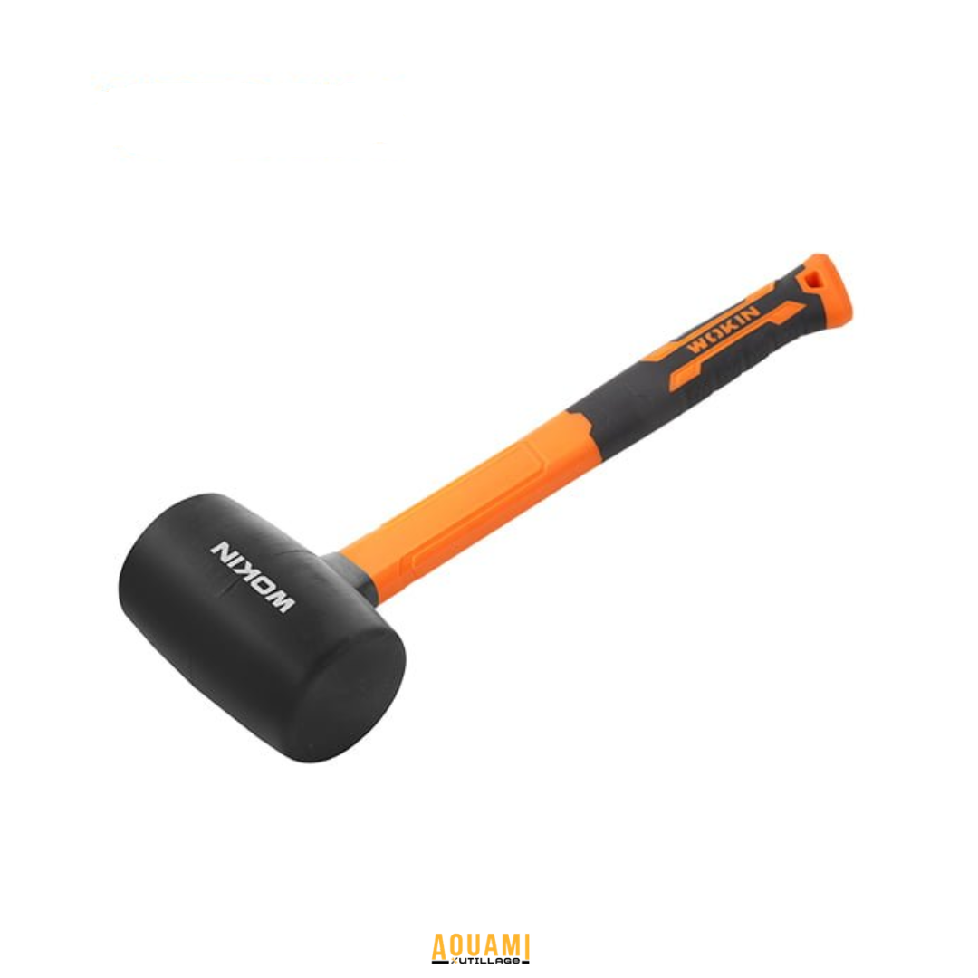 Maillet en caoutchouc 900 g avec manche ergonomique