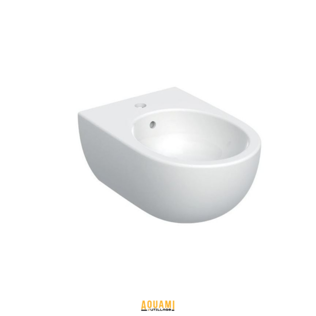 Bidet suspendu ANATOLIA rond en céramique blanche
