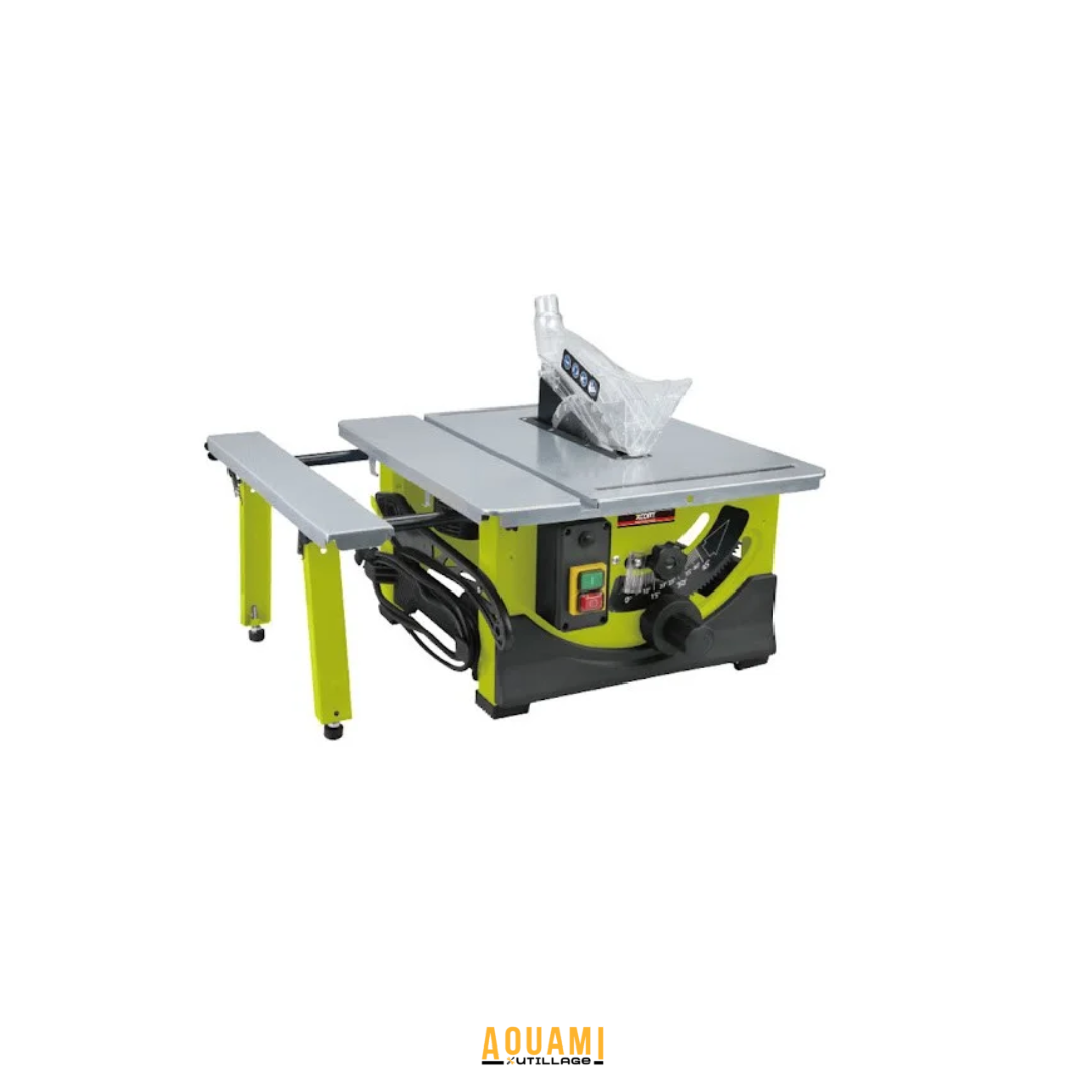 Scie à table 210 mm 1200 W pour coupe du bois