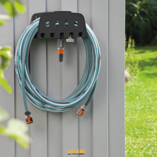 Tuyau d’arrosage 20 mètres avec support GARDENA pour jardin
