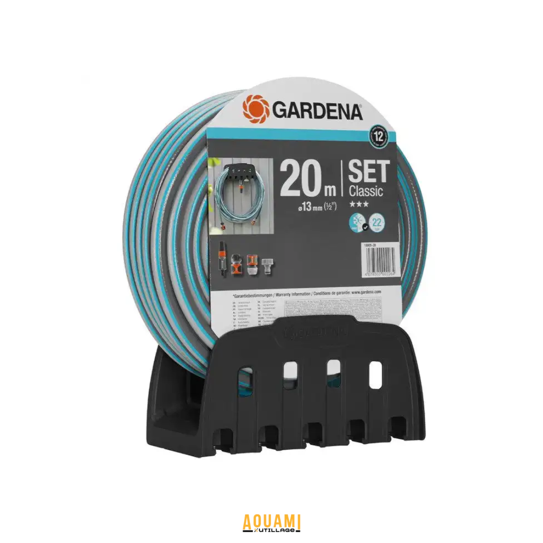 TUYAU ARROSAGE 20M + SUPPORT GARDENA – Image 2
